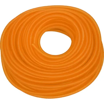 Silikonová palivová hadička oranžová - metráž