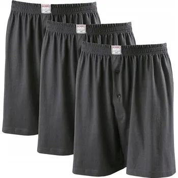 Boxerky Velké pánské boxerky grafitové 3PAK JAMES ADAMO