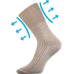 BOMA Ponožky slabé medicine ZDRAV s nestahujícím lemem BÉŽOVÉ (3 páry) Velikost: 35-37 (23-24)