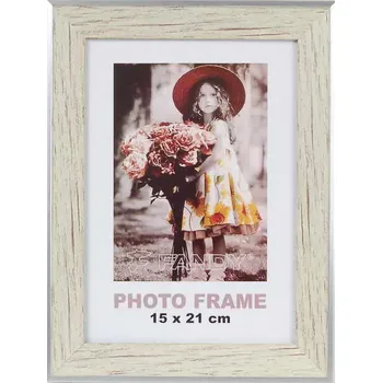 Rám na obraz FANDY Plastový rámeček Portree 10x15 1 béžový