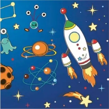 Papírový ubrousek PAPÍROVÉ UBROUSKY VESMÍR