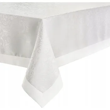 ubrus VILLA ITALIA Ubrus bílý 140 x 220 cm žakárový INGRID