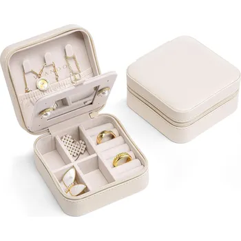Šperkovnice Elegantní kožená Šperkovnice na bižuterii pro ženy, organizér, krabička