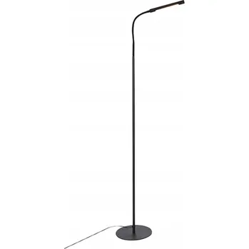 Stojací lampa Designová stojací lampa černá s vestavěným LED a stmívačem
