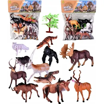 Figurka Figurky divokých zvířat ze ZOO – sada 6 Kusů pro děti, Dárek