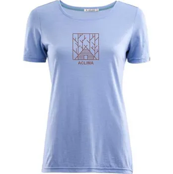 Dámské tričko ACLIMA LIGHTWOOL DÁMSKÉ TRIKO, Fialová M