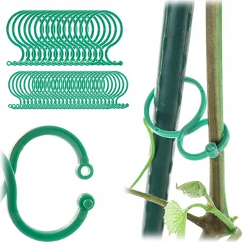 Obraz Klipsy na rostliny zelené 40 ks