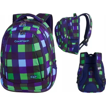 Školní batoh Vícekomorový Školní batoh CoolPack fialový, modrý, zelený 29 l