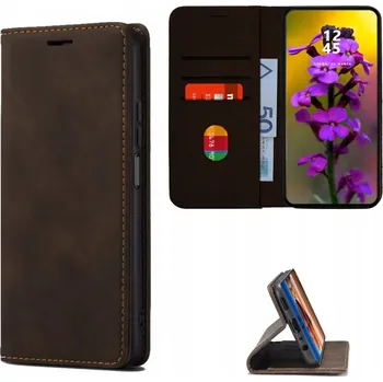 Pouzdro na mobilní telefon Flipové pouzdro Radian pro realme Note 70T, hnědé