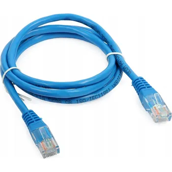 Síťový kabel Patchcord ABCVision U/UTP 6 RJ45 / RJ45 1 m modrý