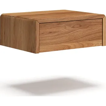 Noční stolek KATMANDU Závěsný olejovaný noční stolek Tossa, přírodní dub/grafit Barva: Přírodní dub