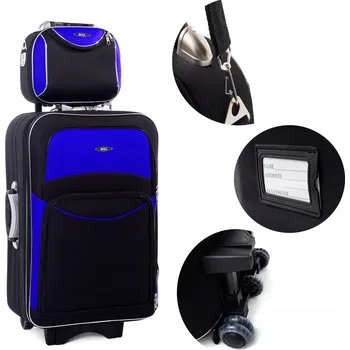 RGL Velký měkký kufr z cordury XXL + velký kufřík 773 92 l