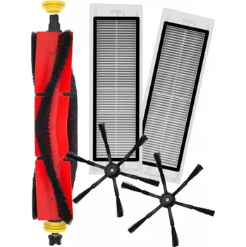 Sada příslušenství pro robotický vysavač Sada HEPA filtrů a kartáče k vysavači XIAOMI Roborock Sweep One S50 a 6R kartáčky černé 5ks