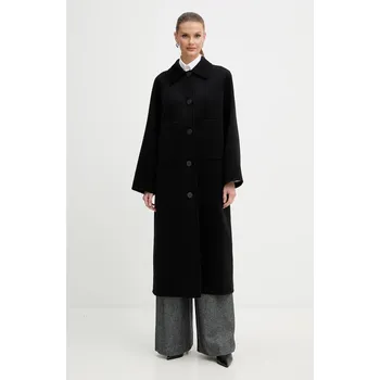 Dámský kabát Kabát s příměsí vlny Armani Exchange XW001234.AF16216 černá 99X, vel. S