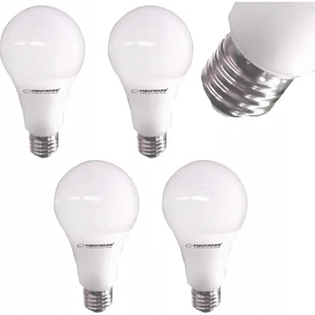 Žárovka 4x ŽÁROVKA LED A60 E27 5W 260lm 3000K TEPLÁ BÍLÁ BARVA ÚHEL 270°