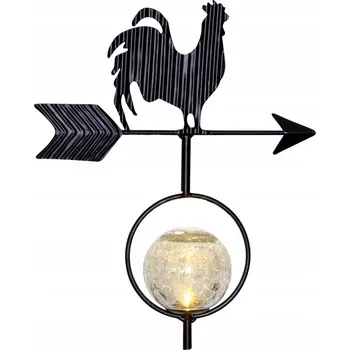 Venkovní osvětlení Solární lampa zapichovací Star Trading černá 81 cm 1 ks