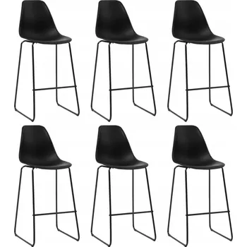 Barová židle Barová stolička VidaXL černá, 112,5 cm