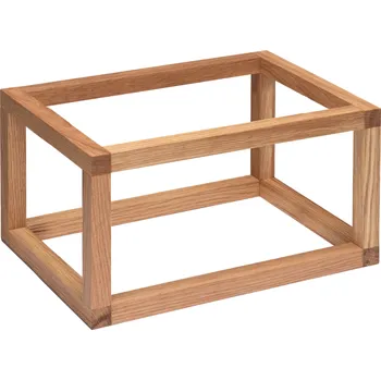 Stojánek na vařečky Fine Dine Dřevěný bufetový podstavec pod tácy GN 1/2