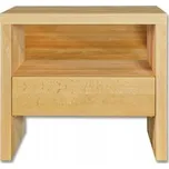 Noční stolek SN112 masiv - buk (Barva dřeva: Buk bělený)