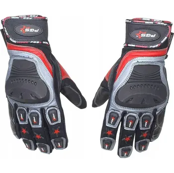 Moto rukavice Rukavice 786-1827 ČERVENÉ M