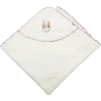 Dětské zboží STERNTALER Kojenecká osuška s kapucí 80x80 cm Koník Sunny Ecru