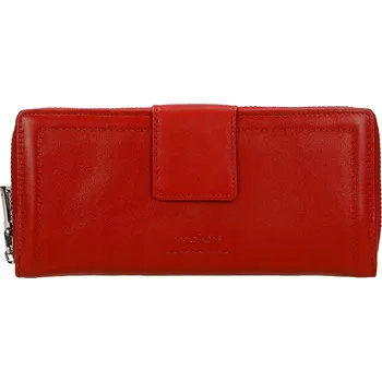 Peněženka Wojas peněženka z pravé lícové kůže červená - dámská