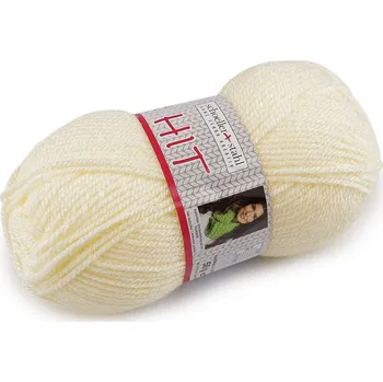 Příze Hit Pletací příze 50 g - 13 (0234) krémová světlá