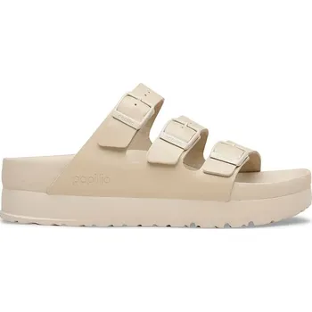 Dámská obuv Kožené pantofle Birkenstock Florida III Flex Platform, 38, béžová, 80X