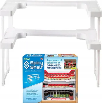 Úložný box Organizér na nádoby, police do skříňky, do kuchyně