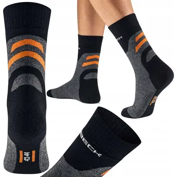 Pánské ponožky Termoaktivní pánské vlněné ponožky trekové BRUBECK merino vel. 45-47
