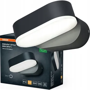 Venkovní osvětlení Venkovní nástěnné LED svítidlo 7.5W 320lm 3000K Šedé IP44 Endura