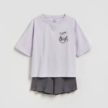 Reserved - Dvoudílné pyžamo Kuromi - levandulová - 632IN-04X - 632IN-04X-U11