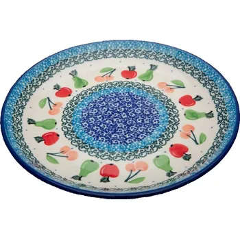 Talíř TALÍŘ dezertní 20 cm Ceramika Artystyczna Bolesławiec vzor 2724 OVOCE