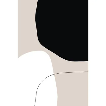 Plakát Plakát, Obraz - Monochrome Shapes, uplusmestudio