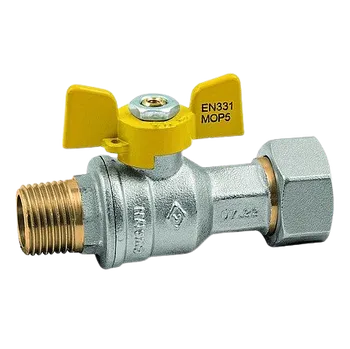 Vodovodní kohout Kulový kohout plyn motýl s převlečnou maticí 3/4" x 3/4" závit vnitřní