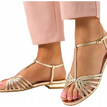 Dámské sandále Casu dámské sandály U24X16/G plochý podpatek velikost 39