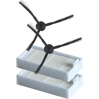 Sada příslušenství pro robotický vysavač HEPA filtry a kartáčky pro vysavač SILVERCREST SSWR A1 sada 2+2ks