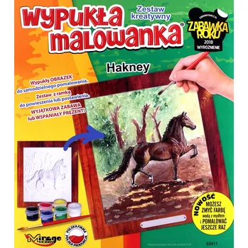 Obraz Vypouklá omalovánka Koně - Hackney