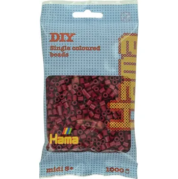 zažehlovací korálek Lowlands international s.r.o. Kaštanově červené korálky 1 000 ks Midi