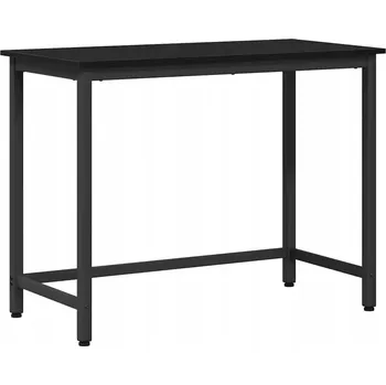 Psací stůl Stůl Černý dub 80 x 50 x 76,5 cm Inženýrské dřevo a ocel