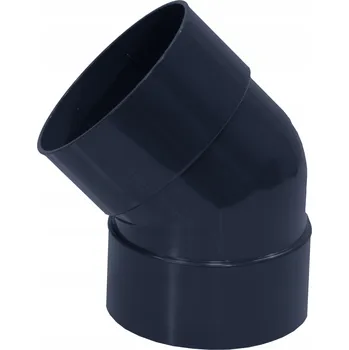 okap PROAQUA Koleno dvouhrdlové pro okapový svod 90 mm 87° antracit