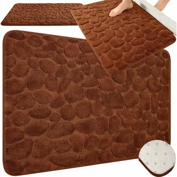 Koupelnová předložka Verk Group KOUPELNOVÁ PŘEDLOŽKA 50X80 HNĚDÁ (50) GAB_B