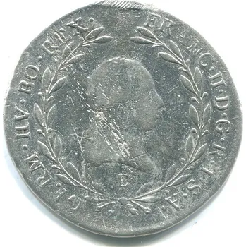 František II. 20 Kreuzer 1795/E. Gyulafehérvár. Ag.