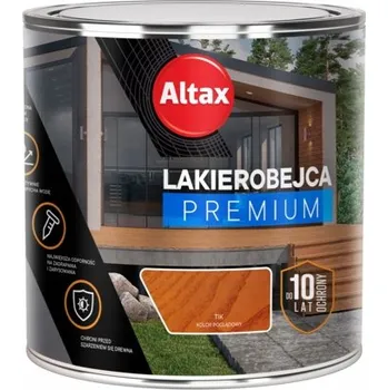 Lak na dřevo Lazura s lakem Altax na bázi rozpouštědel 0,25 l TIK