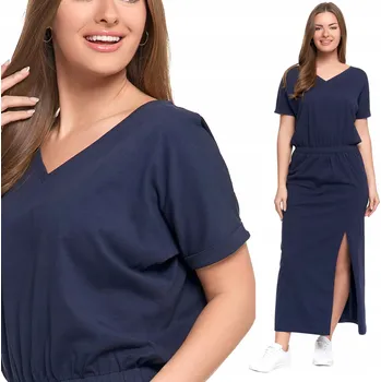 Dámské šaty Moraj šaty pro běžné nošení, klasické maxi, velikost XXL