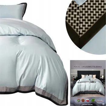 Povlečení Povlečení 160x200 Sada 4 dílů Jednotná s Falbanou Naomi 05