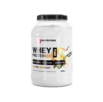 Protein 7NUTRITION WHEY PROTEIN 80 2000G PŘÍRODNÍ WPC PROTEIN KONCENTRÁT DOPLNĚK STRAVY