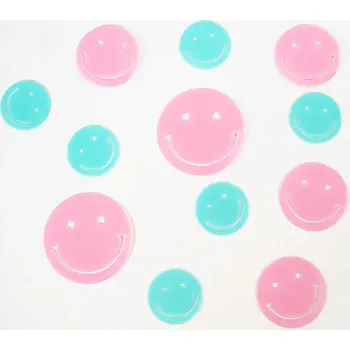 Hračka FANDY Samolepky fluorescenční Blaze 04 smajlíci 12 ks