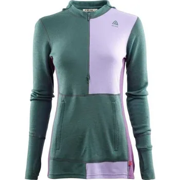 ACLIMA WARMWOOL DÁMSKÁ MIKINA, Zelená, Fialová M