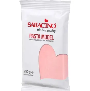 CZ distribuce Modelovací fondán na dort Saracino světle růžový (250 g) ▹